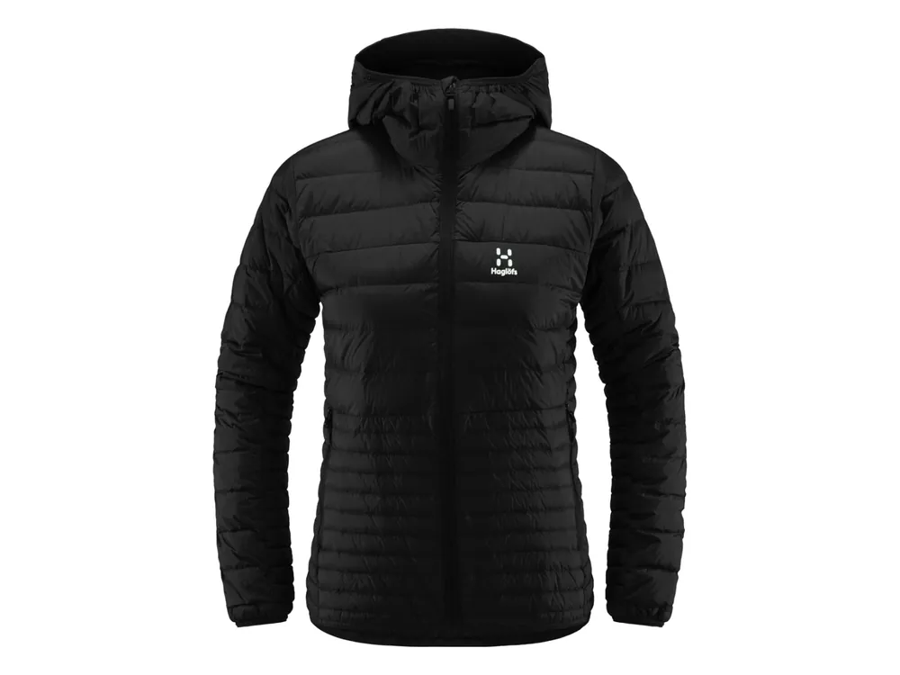 Super Cena Haglöfs Micro Nordic Down Hood Women, True Black - dámská bunda