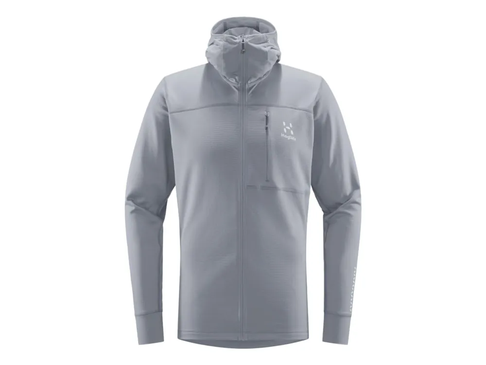 Horká Nabídka Haglöfs L.I.M Mid Multi Hood Men, Concrete - pánská technická mikina
