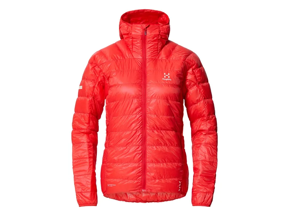 Haglöfs L.I.M Down Hood Women, Poppy Red - dámská péřová bunda Top Prodej