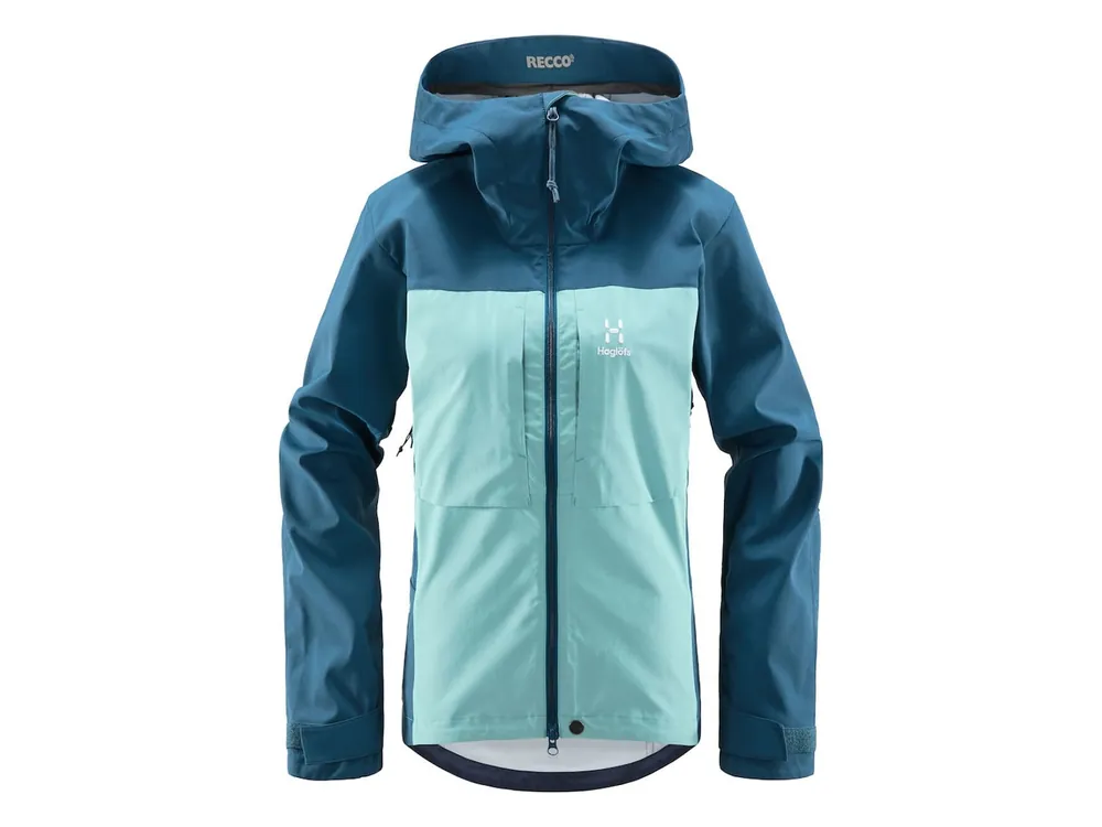 Haglöfs Touring Infinium Jacket Women, Frost Blue/Dark Ocean Rychlé Dodání