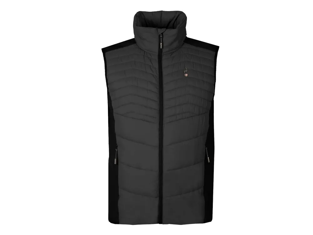 Nízká Cena AULP Biroy Hybdrid Vest, Black - pánská bezrukávová bunda