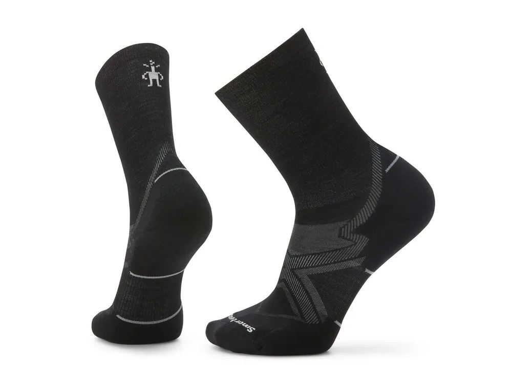 Super Cena Smartwool Run Cold Weather Crew Socks, Black - zimní běžecké ponožky