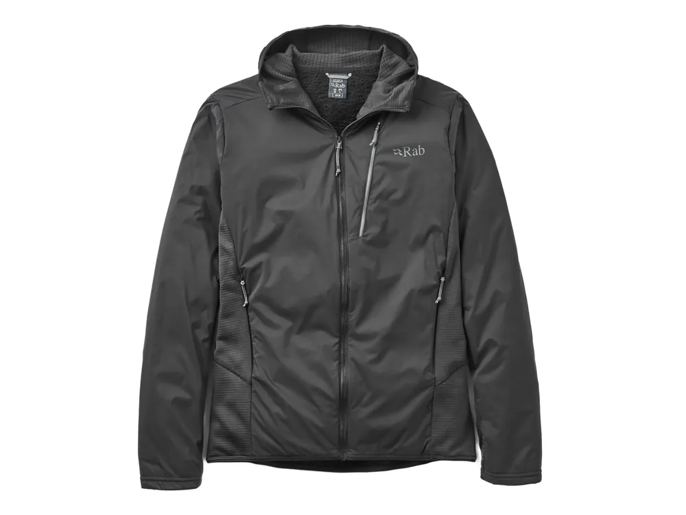 Nová Kolekce Rab Ascendor Summit Hoody, Black - fleecová bunda