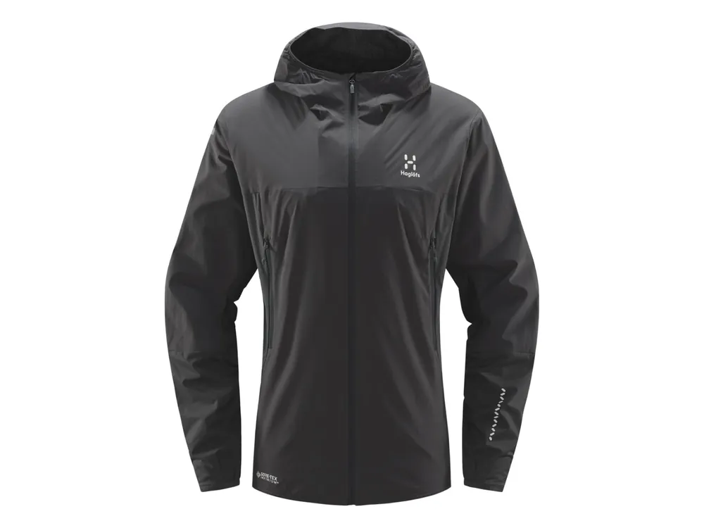 Haglöfs L.I.M Alpha Hood Men, True Black - pánská bunda Vrácení Zdarma