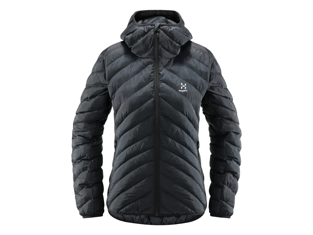 Koupit Online Haglöfs Särna Mimic Hood Women, True Black - dámská prošívaná bunda