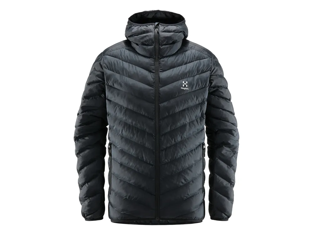 Ihned K Objednání Haglöfs Särna Mimic Hood Men, True Black - pánská prošívaná bunda