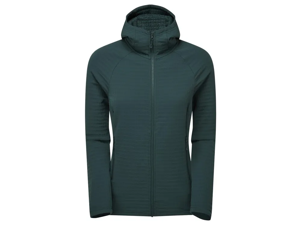 Montane Womens Protium XT Hoodie, Deep Forest - dámská fleecka s kapucí Výhodná Nabídka