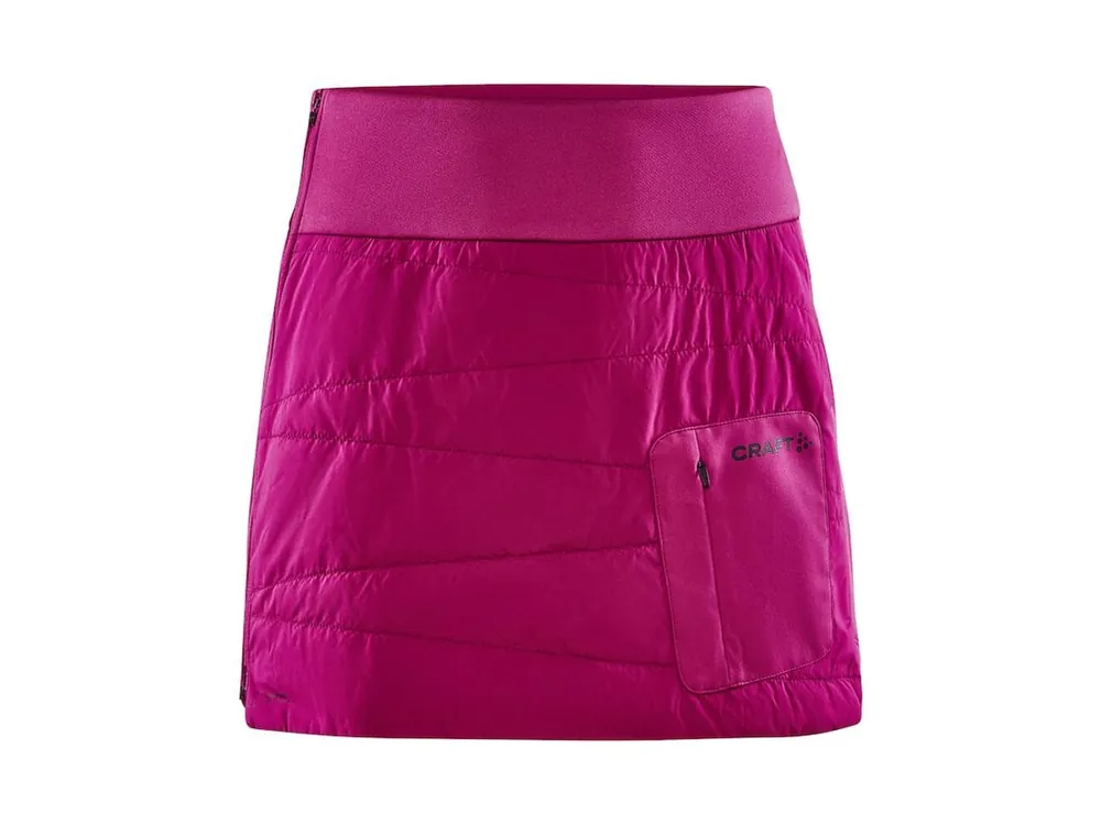 Craft Core Nordic Training Insulate Skirt, pink - dámská prošívaná sukně Bezpečná Platba