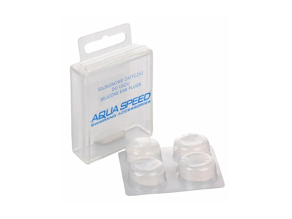 Aqua Speed Earplugs Silicone x4 - špunty do uší Časově Omezené