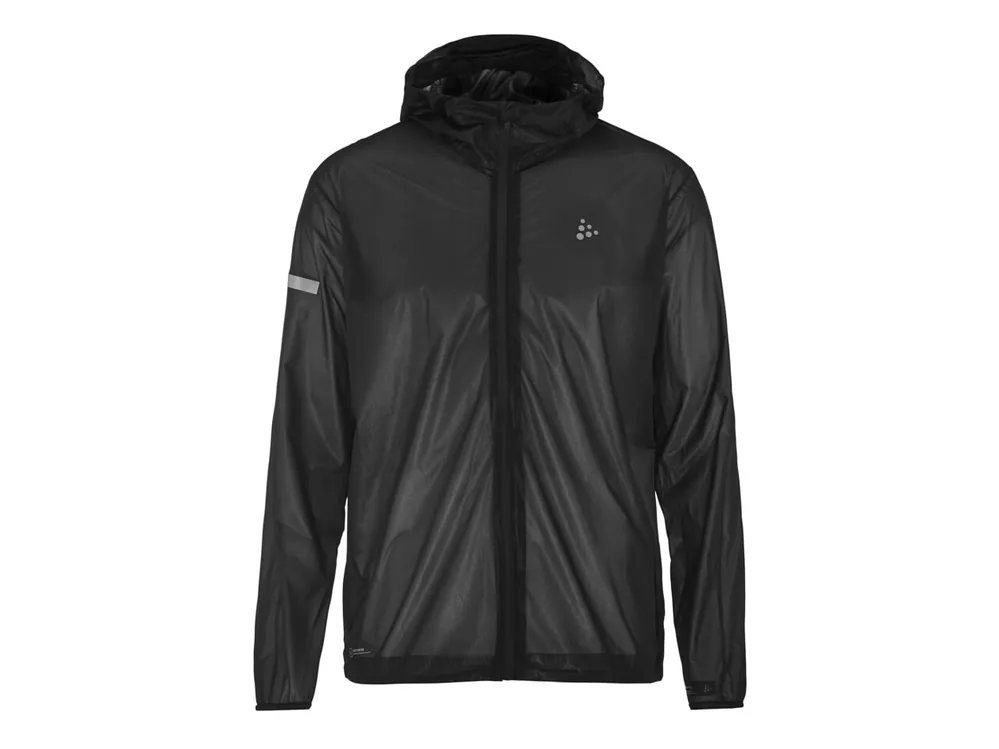 Craft PRO Hydro Lightweight Jacket M, Black - pánská běžecká bunda Omezená Nabídka