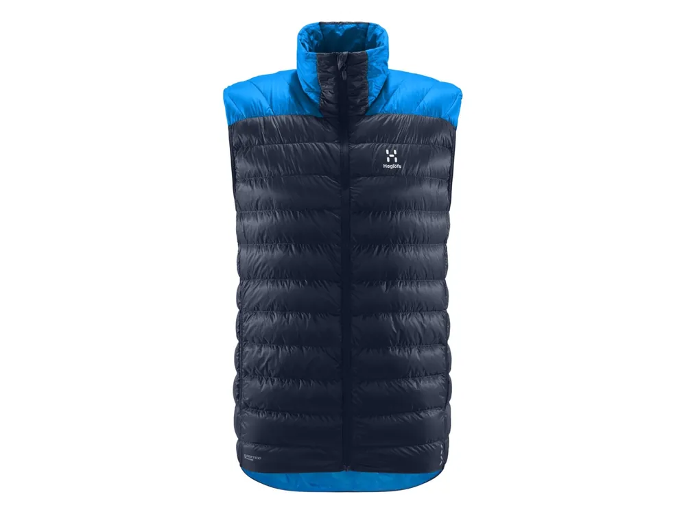 Haglöfs L.I.M Down Vest Men, Tarn blue/Nordic blue - pánská péřová vesta Akční Cena