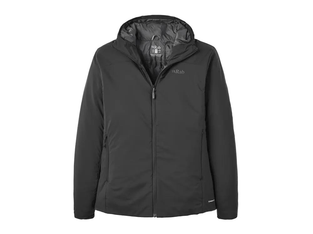 Bezpečná Platba Rab Wmns Xenair Alpine Light Jacket, Black - lehká izolační bunda s kapucí (QIP-18)