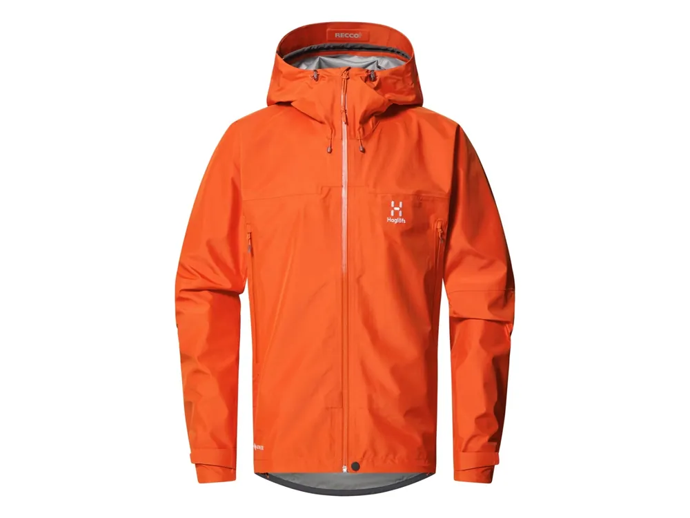 Akční Nabídka Haglöfs ROC Flash GTX Jacket Men, Habanero - nepromokavá bunda