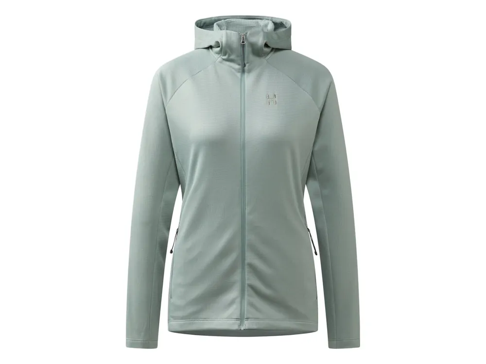 Odeslání Ihned Haglöfs Korp Mid Hood Women, Dew Green - dámská mikina
