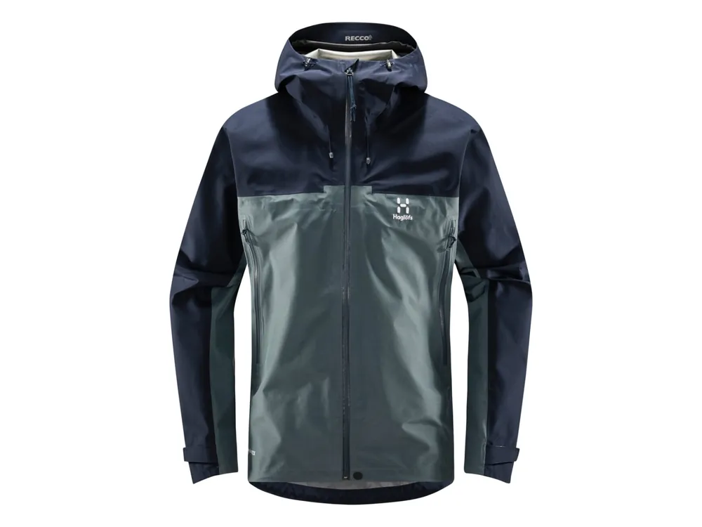Haglöfs ROC Flash GTX Jacket Men, Steel blue/Tarn blue - nepromokavá bunda Expresní Doručení