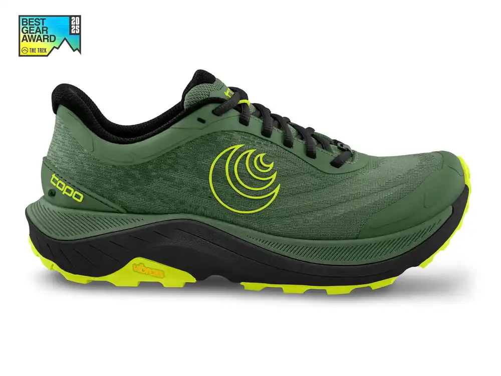 Topo Athletic Ultraventure 4, Green/Black - pánské trailové boty Cenová Bomba