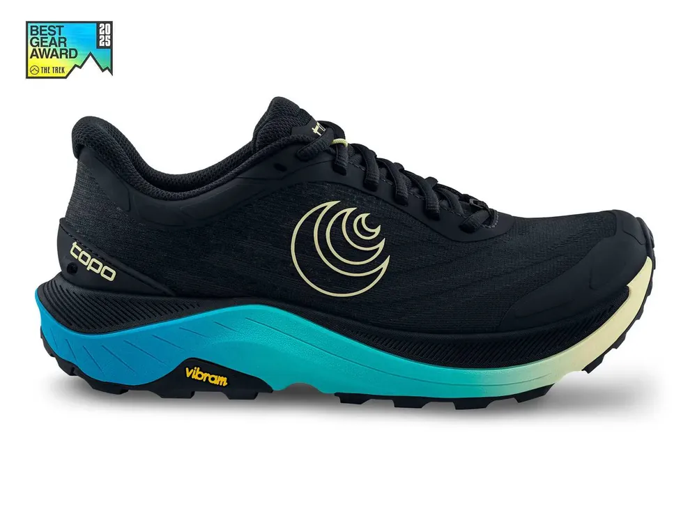 Topo Athletic Ultraventure 4 (W) Wide, Black/Lime - dámské trailové boty Speciální Cena