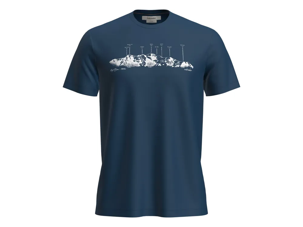Pouze Dnes Icebreaker 150 Tech Lite SS Tee The Peaks, Atlantis - pánské tričko