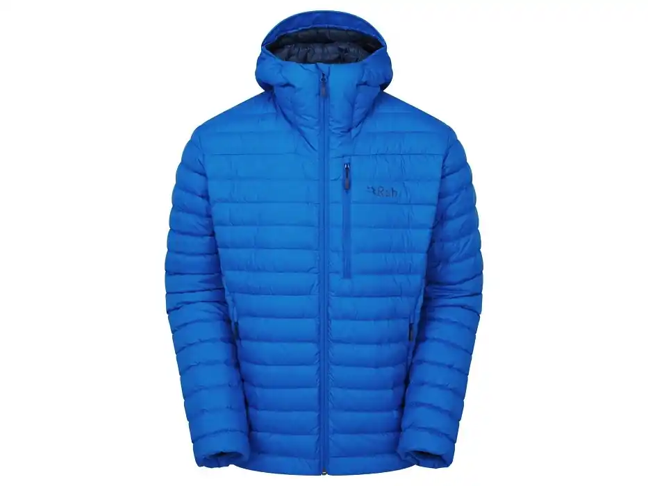 Rab Microlight Alpine Down Jacket, maya blue - pánská péřová bunda Super Cena