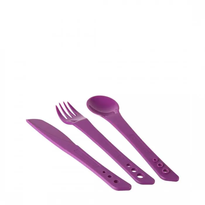 Lifeventure Ellipse Knife, Fork, Spoon příborový set purple Cenová Bomba