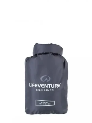 Lifeventure Silk Sleeping Bag Rectangular hedvábná vložka do spacáku grey Přímo Od Výrobce