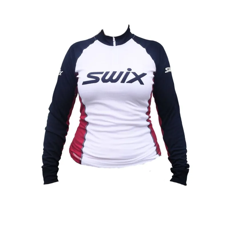 Swix RaceX Classic Half Zip dámské funkční triko Dark Navy/Bright White M Nová Kolekce