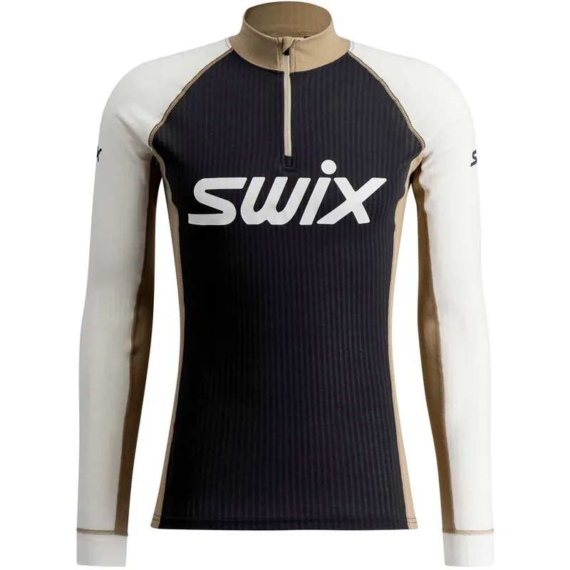 Vysoce Kvalitní Swix RaceX Classic Half Zip pánské funkční triko Dune M