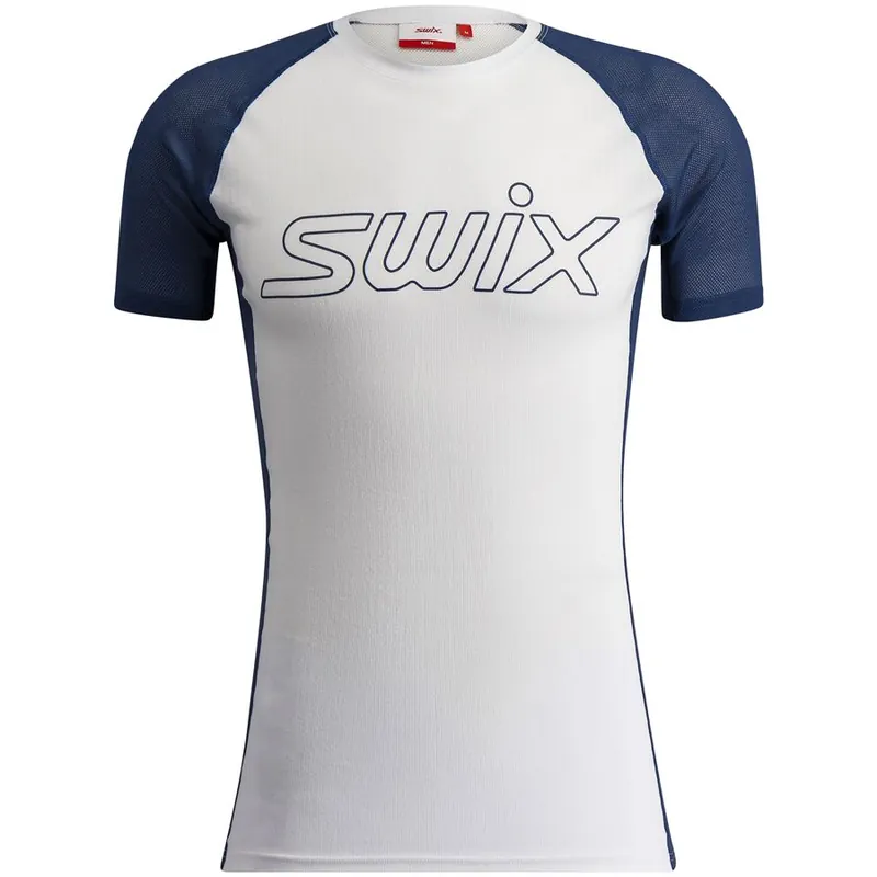 Pouze Dnes Swix RaceX Light pánské funkční triko Bright White/Lake Blue S