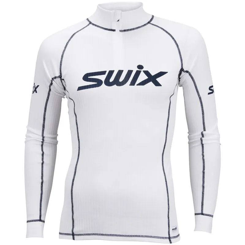 Swix RaceX pánské funkční triko se zipem white/black XL Cenový Hit
