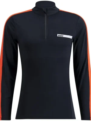 Zlevněný Swix Roadline NTS pánské funkční triko dlouhý rukáv black/fiery red M