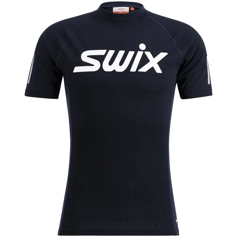 Swix Roadline RaceX funkční triko krátký rukáv black/dark navy XL Levný