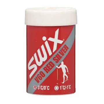 Swix V60 stoupací vosk červený (SILVER) 45g Časově Omezené