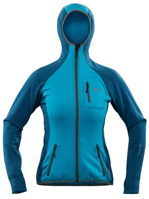 Rychlé Dodání Tilak Femund dámská funkční mikina Crystal Teal / Marocan Blue L