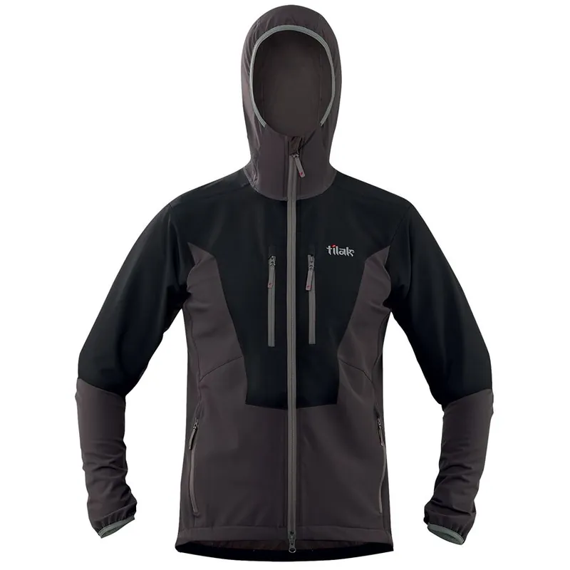 Tilak Trango pánská bunda s kapucí Carbon/Caviar black S Rychlé Dodání