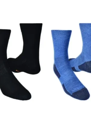Značkový Vavrys Light Trek CoolMax 2-pack ponožky modrá+černá 43-45