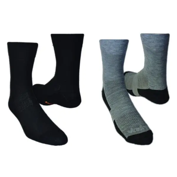 Expresní Doručení Vavrys Light Trek CoolMax 2-pack ponožky šedá+černá 43-45