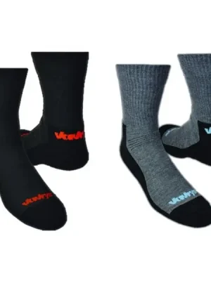 Cenová Bomba Vavrys Trek CoolMax 2-pack ponožky černá+šedá 40-42