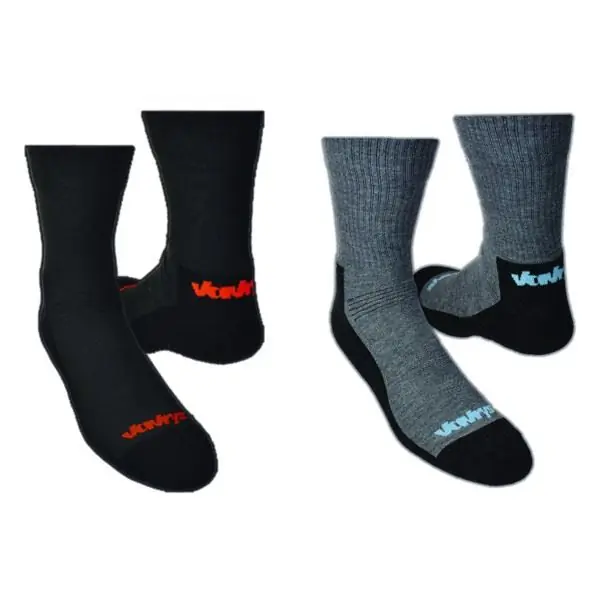 Cenová Bomba Vavrys Trek CoolMax 2-pack ponožky černá+šedá 40-42