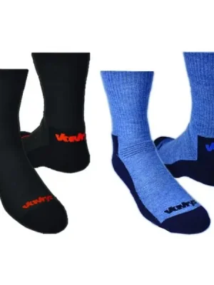 Koupit Online Vavrys Trek CoolMax 2-pack ponožky modrá+černá 37-39