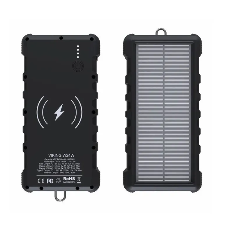 Sleva Viking W24W 24000mAh solární powerbanka