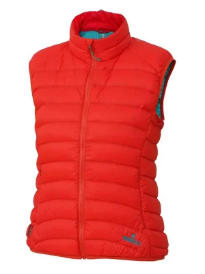 Oblíbený Warmpeace Swan Lady dámská péřová vesta red/fresh blue XXL