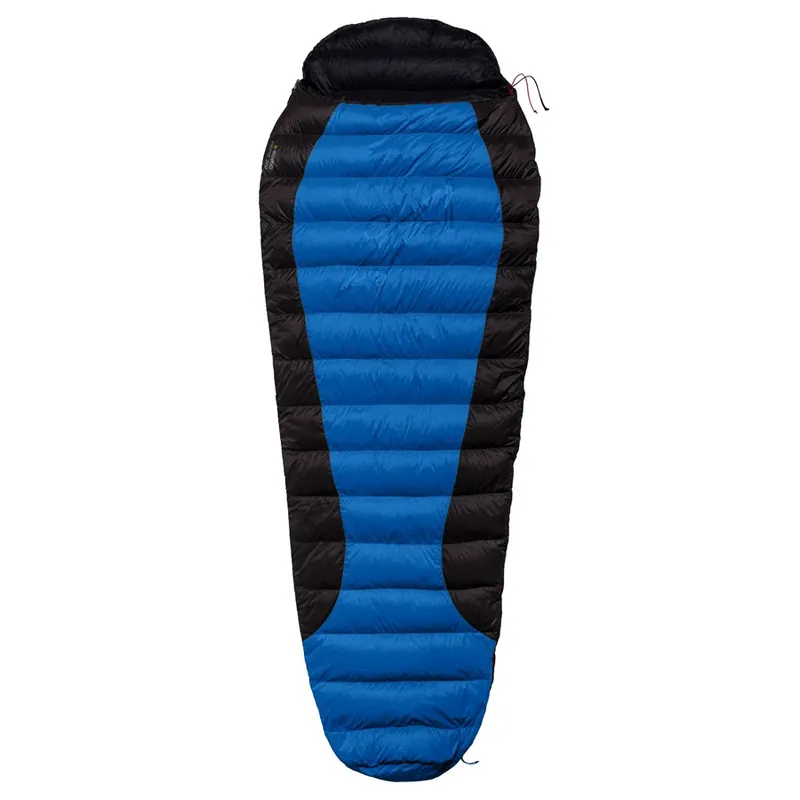 Warmpeace Viking 300 195 cm péřový spací pytel blue/grey/black Levý zip Sezónní Sleva