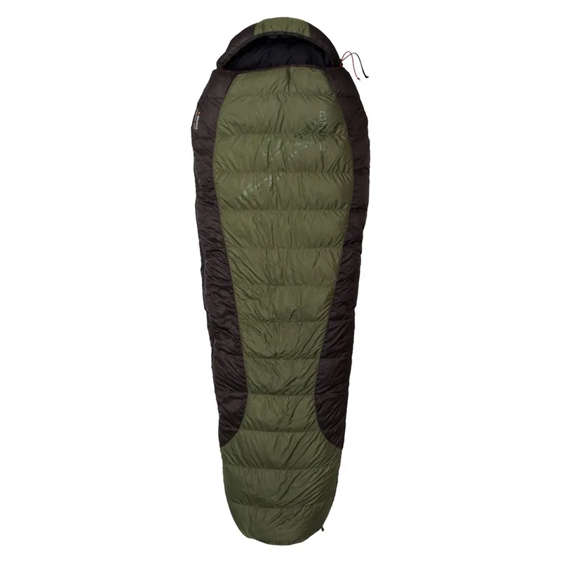 Warmpeace Viking 600 180cm péřový spací pytel oliva/grey/black Levý zip Horká Nabídka