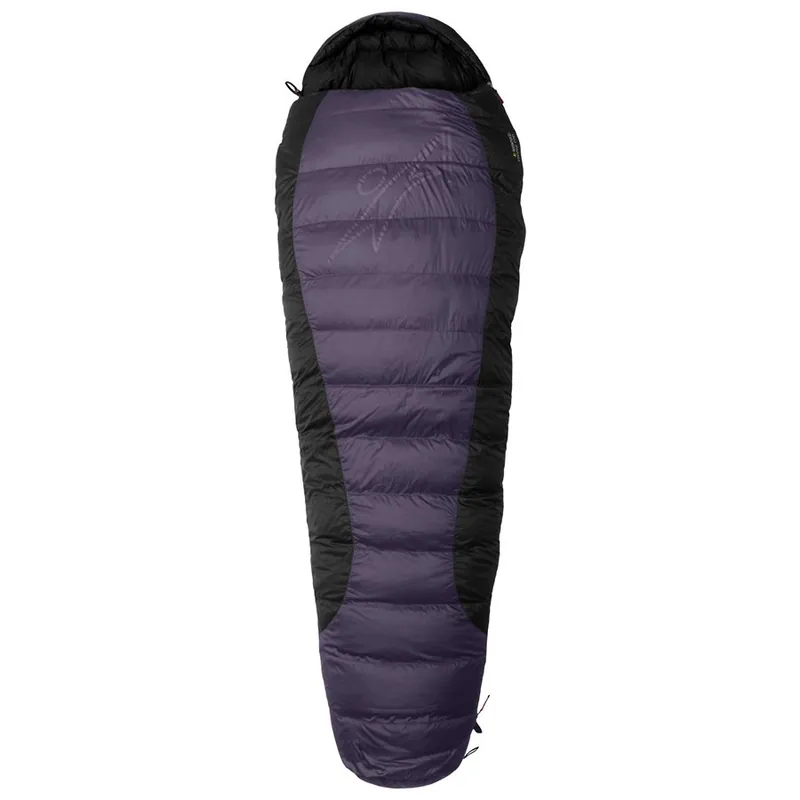 Sezónní Sleva Warmpeace Viking 900 180cm péřový spací pytel iron/grey/black Levý zip