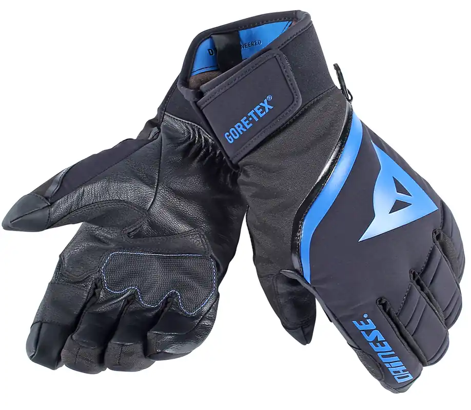 Lyžařské rukavice Dainese Carved Line blk/sky Vysoce Kvalitní