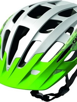 Cyklistická helma Carrera Edge white/green/black Výprodej