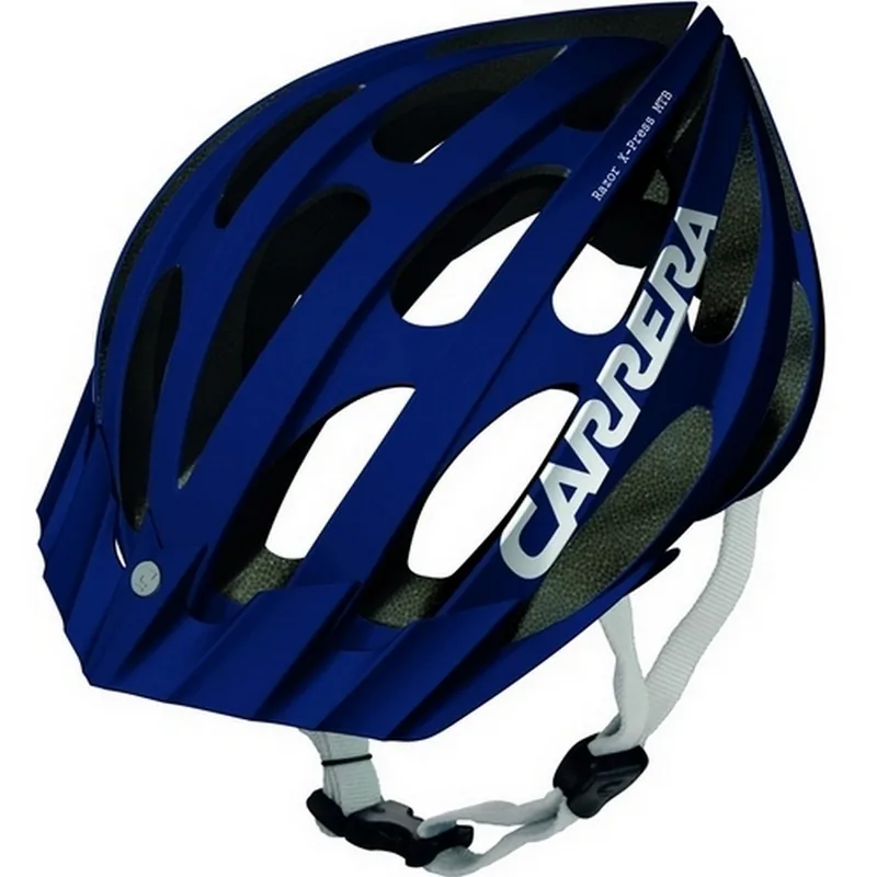 Ověřený Cyklistická helma Carrera Razor blue/white