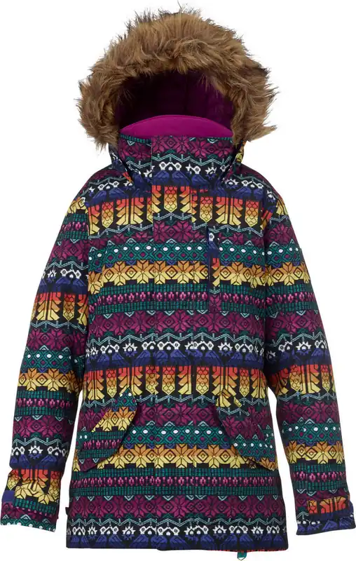 Snowboardová bunda Burton Girls‘ Aubrey Parka Jkt Figaro Stripe Kup Teď