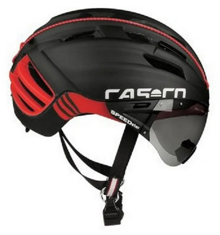Výprodej Cyklistická helma Casco Speedster+ black/red