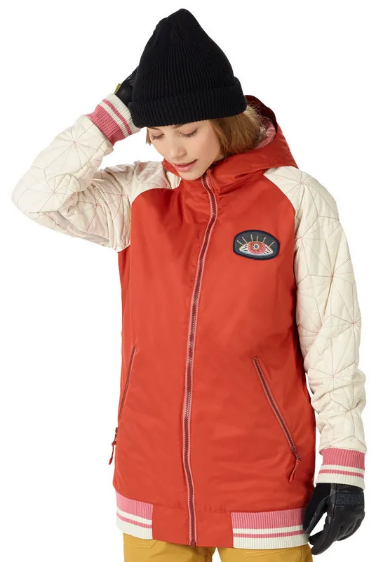 Ověřený Snowboardová bunda Burton Mossy Maze Jkt W Bitters Canvas